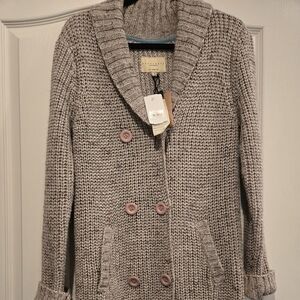 Sanctuary Tan & cream Knit Cardigan